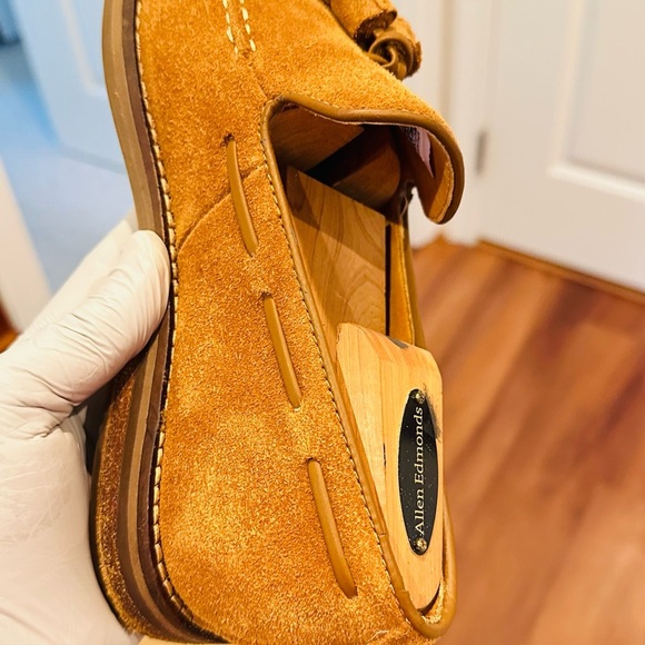 Sperry Brown Suede Loafers with Tassel Accents - Picture 14 of 16